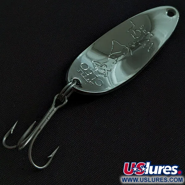 Seneca Little Cleo (Hula Girl), нікель/білі перли, 10 г, блесна коливалка (колебалка) #23293