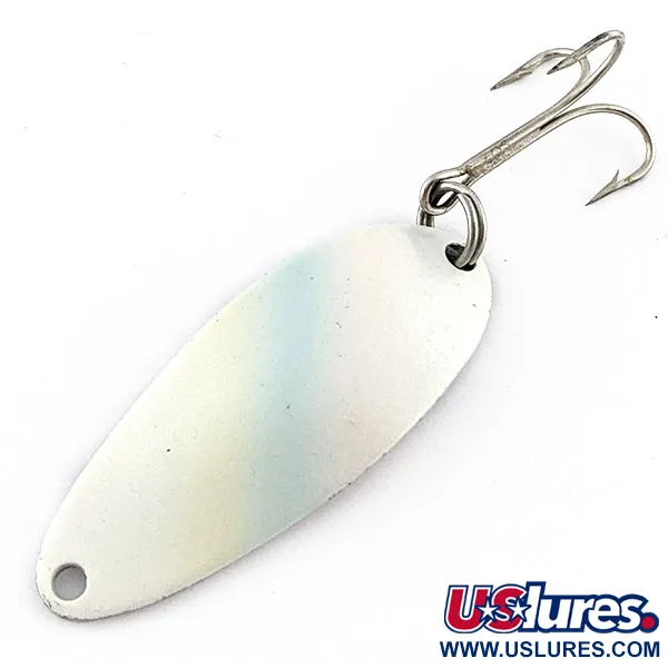 Seneca Little Cleo (Hula Girl), нікель/білі перли, 10 г, блесна коливалка (колебалка) #23293