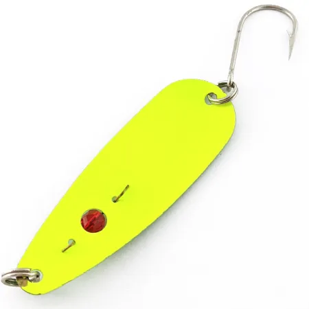 Red Eye Lures Red Eye Evil Eye, жовтий/зелений UV, 6 г, блесна коливалка (колебалка) #23300