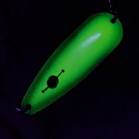 Red Eye Lures Red Eye Evil Eye, жовтий/зелений UV, 6 г, блесна коливалка (колебалка) #23300