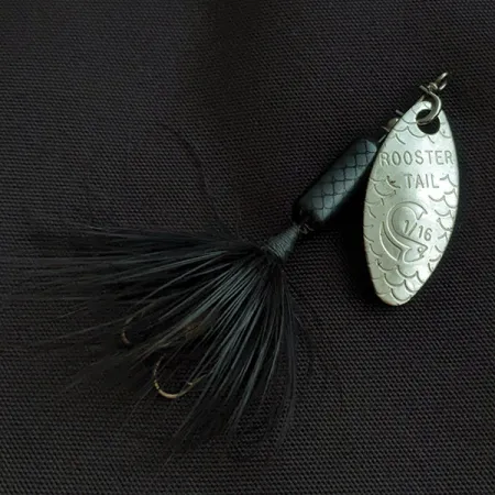 Yakima Bait Worden's Original Rooster Tail, нікель, 2,6 г, блешня оберталка (вертушка) #23302