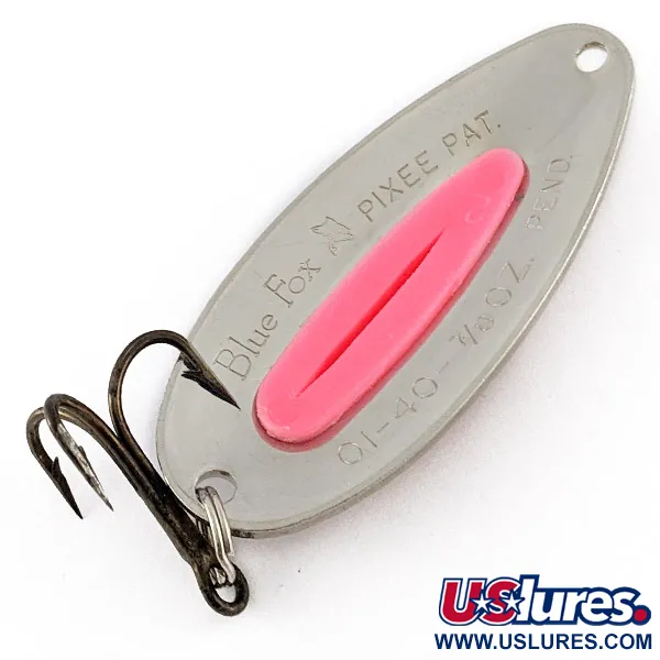  Blue Fox Pixee, нікель/рожевий UV, 24 г, блесна коливалка (колебалка) #23306