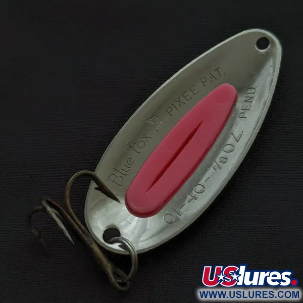  Blue Fox Pixee, нікель/рожевий UV, 24 г, блесна коливалка (колебалка) #23306
