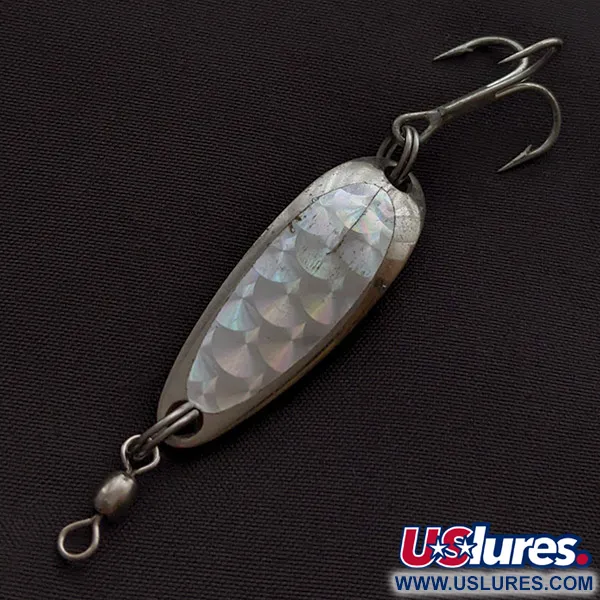 Luhr Jensen Krocodile, нікель, 9 г, блесна коливалка (колебалка) #23323