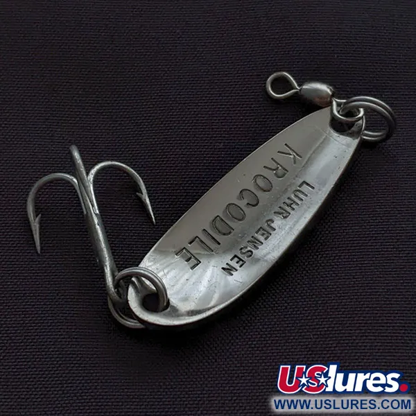 Luhr Jensen Krocodile, нікель, 9 г, блесна коливалка (колебалка) #23323