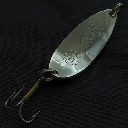 Seneca Little Cleo (Hula Girl), нікель/зелений, 14 г, блесна коливалка (колебалка) #23335