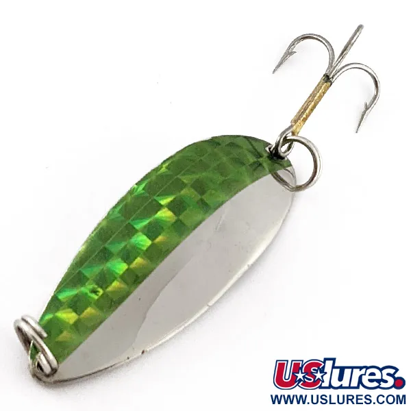 Seneca Little Cleo (Hula Girl), нікель/зелений, 14 г, блесна коливалка (колебалка) #23335