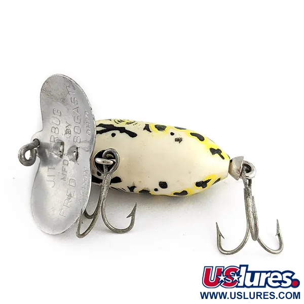  Fred Arbogast Jitterbug yellow (greenish) leopard frog, yellow (greenish) leopard frog, 7 г, воблер #23339