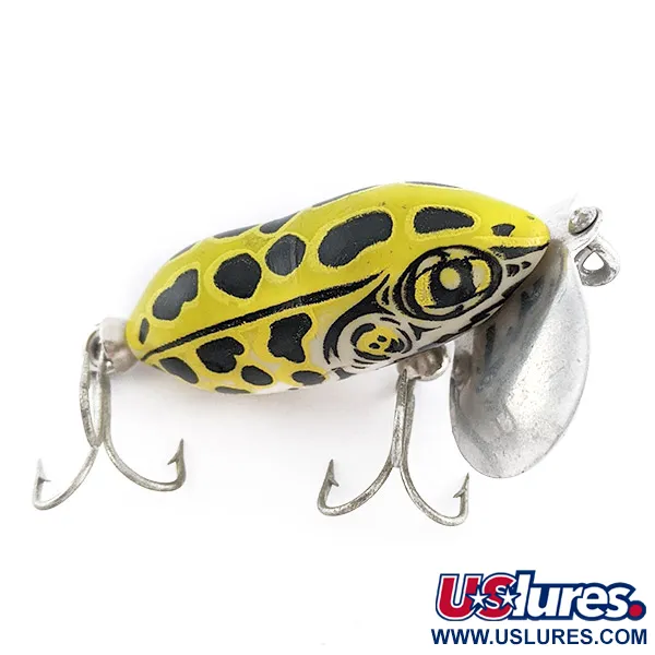  Fred Arbogast Jitterbug yellow (greenish) leopard frog, yellow (greenish) leopard frog, 7 г, воблер #23339