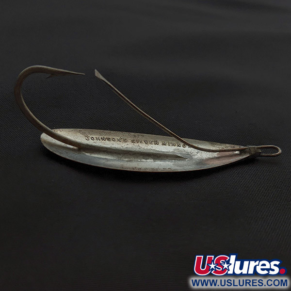  Johnson Silver Minnow незачіпляйка, мідь/срібло, 9 г, блесна коливалка (колебалка) #23351