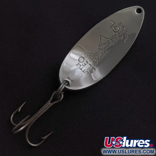 Seneca Little Cleo (Hula Girl), нікель/синій, 14 г, блесна коливалка (колебалка) #23372