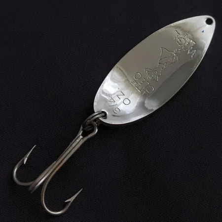 Seneca Little Cleo (Hula Girl), нікель/синій, 21 г, блесна коливалка (колебалка) #23380