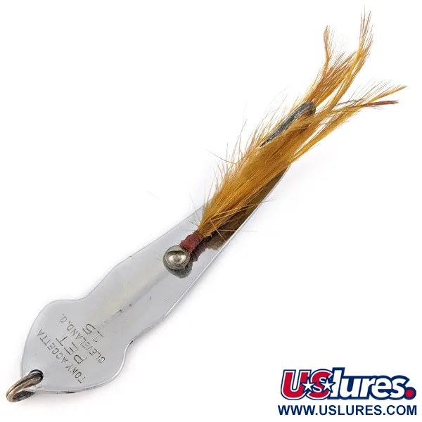 Tony Accetta Tony Acetta Pet Spoon 15, нікель, 14 г, блесна коливалка (колебалка) #23381