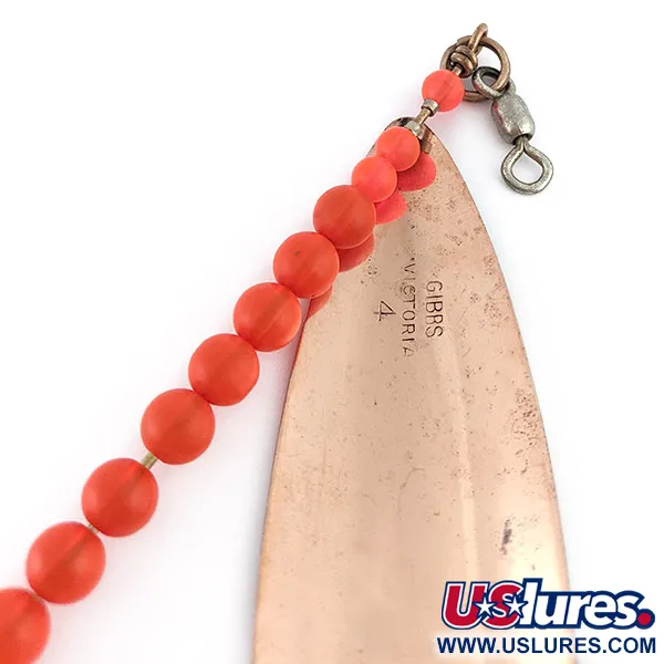  Gibbs Victoria 4, нікель/медь/червоний, 21 г, блесна коливалка (колебалка) #23383