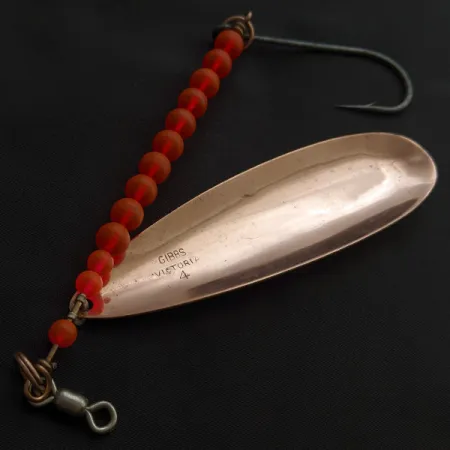 Gibbs Victoria 4, нікель/медь/червоний, 21 г, блесна коливалка (колебалка) #23383