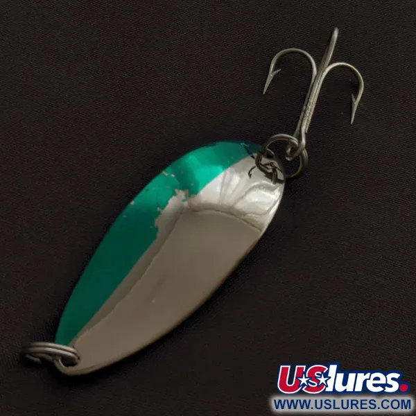 Seneca Little Cleo (Hula Girl), нікель/зелений, 18 г, блесна коливалка (колебалка) #23402