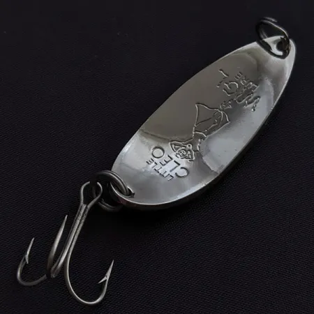 Seneca Little Cleo (Hula Girl), нікель/зелений, 18 г, блесна коливалка (колебалка) #23402