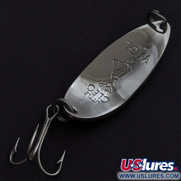 Seneca Little Cleo (Hula Girl), нікель/зелений, 18 г, блесна коливалка (колебалка) #23402