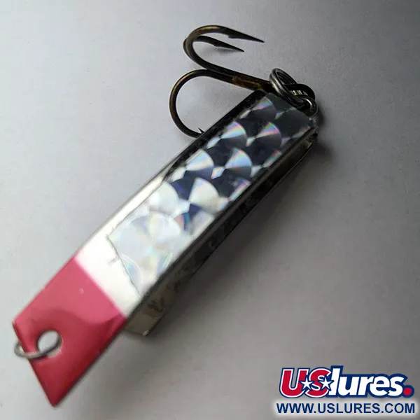 Luhr Jensen Super-Duper 506, нікель/червоний, 7 г, блесна коливалка (колебалка) #23410