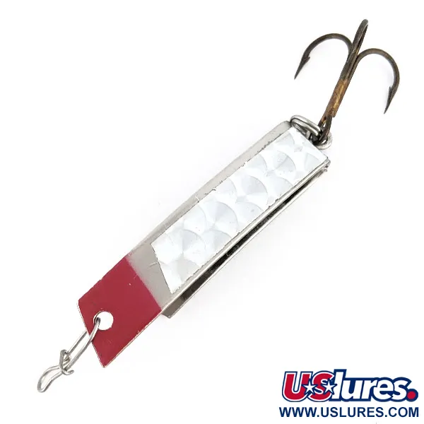 Luhr Jensen Super-Duper 506, нікель/червоний, 7 г, блесна коливалка (колебалка) #23410