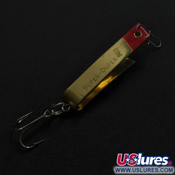 Luhr Jensen Super-Duper 503, золотий/червоний, 4,3 г, блесна коливалка (колебалка) #23446