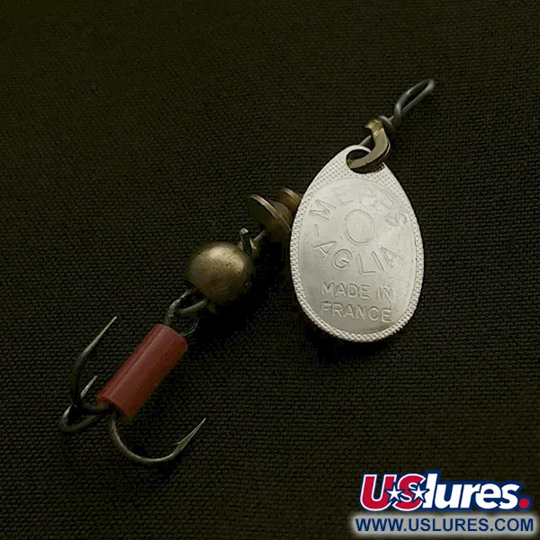  Mepps Aglia 0, Silver, 2,5 г, блешня оберталка (вертушка) #23451