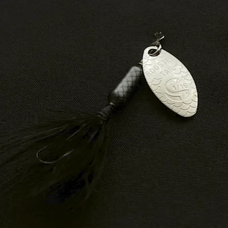 Yakima Bait Worden's Original Rooster Tail, silver/black, 2,6 г, блешня оберталка (вертушка) #23452