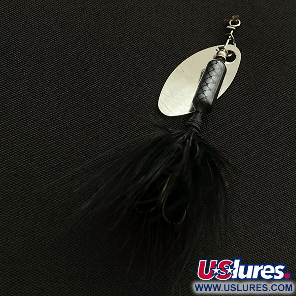Yakima Bait Worden's Original Rooster Tail, silver/black, 2,6 г, блешня оберталка (вертушка) #23452