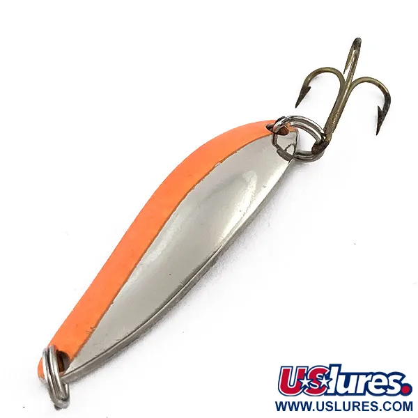  Acme Fiord Spoon, нікель/помаранчевий, 7 г, блесна коливалка (колебалка) #23455