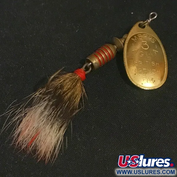 Mepps Aglia 3 dressed (з хвосту білки) 1960-х років