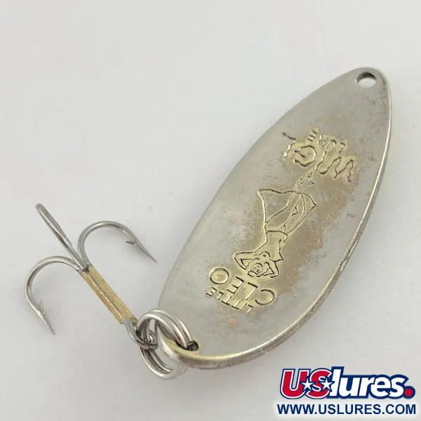 Seneca Little Cleo (Hula Girl), нікель/золото, 14 г, блесна коливалка (колебалка) #23493