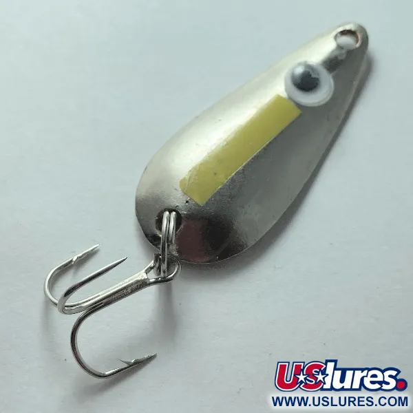  Worth Chippewa Steel Spoon, нікель, 7 г, блесна коливалка (колебалка) #23495