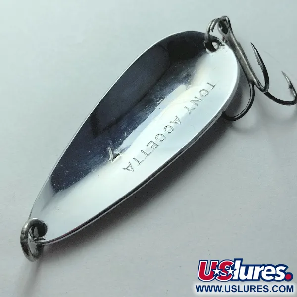 Tony Accetta 7, нікель, 21 г, блесна коливалка (колебалка) #23497