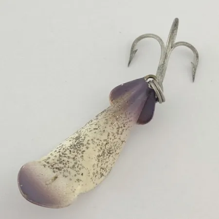 Buck Perry Spoonplug, білий/фіолетовий/бите скло, 5 г, блесна коливалка (колебалка) #23513