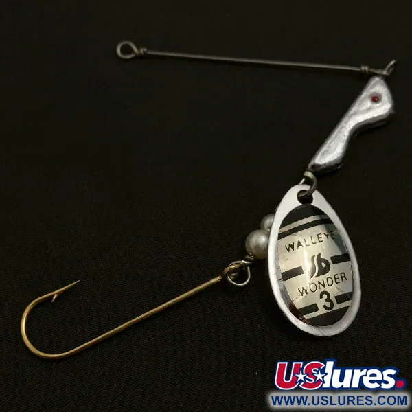 South Bend Walleye Wonder 3  Spinnerbait, silver, 14, блешня оберталка (вертушка) #23527