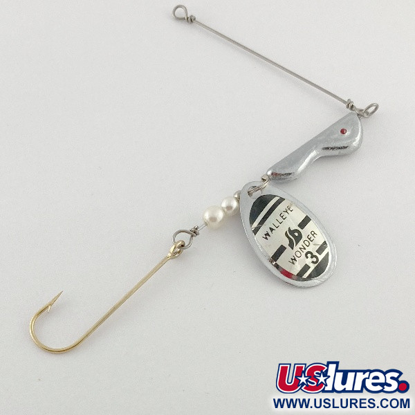 South Bend Walleye Wonder 3  Spinnerbait, silver, 14, блешня оберталка (вертушка) #23527
