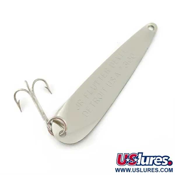 Eppinger Dardevle JR Flutter Devle 3100, нікель/зелений, 5, блесна коливалка (колебалка) #23531