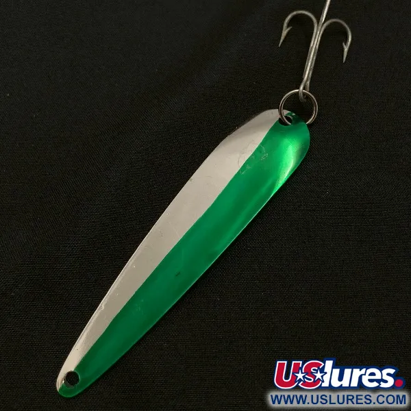 Eppinger Dardevle JR Flutter Devle 3100, нікель/зелений, 5, блесна коливалка (колебалка) #23531