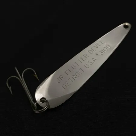 Eppinger Dardevle JR Flutter Devle 3100, нікель/зелений, 5, блесна коливалка (колебалка) #23531