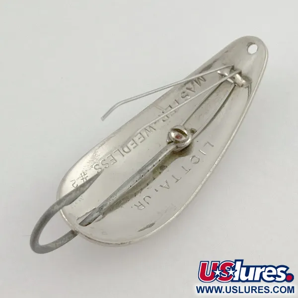 Liotta Jr Master Weedless, нікель, 11, блесна коливалка (колебалка) #23532