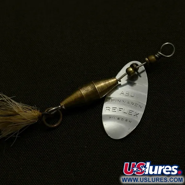 Abu Garcia Spinnaren Reflex, нікель/білий, 3,2, блешня оберталка (вертушка) #23535