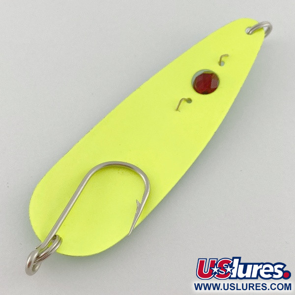 Red Eye Lures Red Eye Evil Eye, жовтий/зелений, 9, блесна коливалка (колебалка) #23547