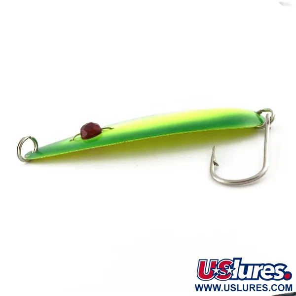 Red Eye Lures Red Eye Evil Eye, жовтий/зелений, 9, блесна коливалка (колебалка) #23547