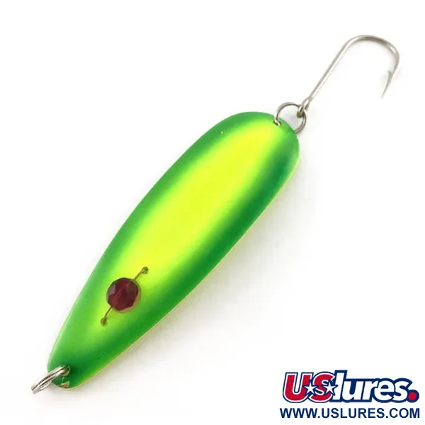 Red Eye Lures Red Eye Evil Eye, жовтий/зелений, 9, блесна коливалка (колебалка) #23547