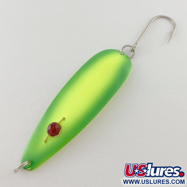 Red Eye Lures Red Eye Evil Eye, жовтий/зелений, 9, блесна коливалка (колебалка) #23547