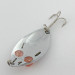  Herter's Glass Eye Spoon, нікель/червоні очі, 11, блесна коливалка (колебалка) #23555