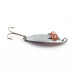  Herter's Glass Eye Spoon, нікель/червоні очі, 11, блесна коливалка (колебалка) #23555