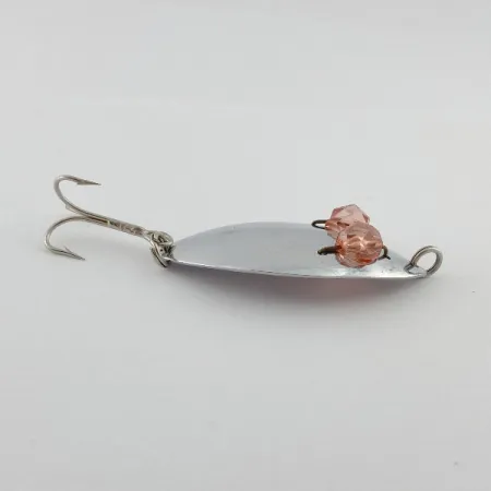 Herter's Glass Eye Spoon, нікель/червоні очі, 11, блесна коливалка (колебалка) #23555