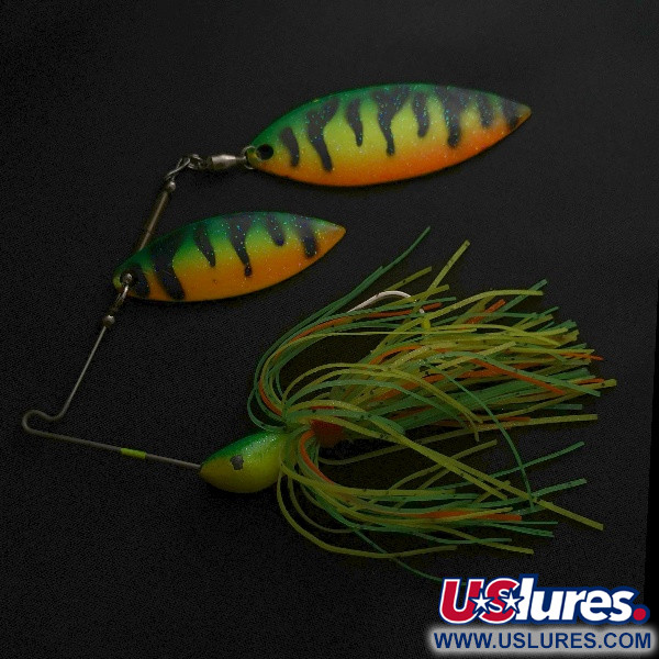  Double Willow Blade spinnerbait, Fire tiger, 25, блешня оберталка (вертушка) #23567