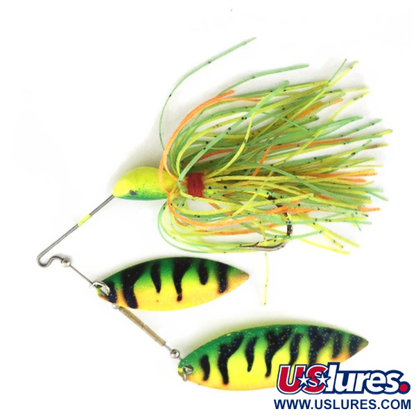  Double Willow Blade spinnerbait, Fire tiger, 25, блешня оберталка (вертушка) #23567
